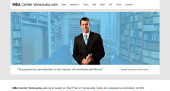 Desktop Screenshot of mbacentervenezuela.com